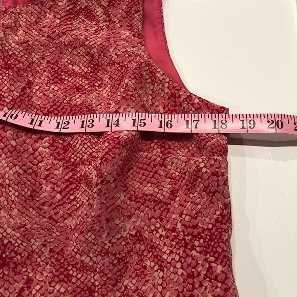 🇨🇦 LINEA DOMANI Vintage 100% Cotton,Sleeveless Top and Full Skirt Set Snake Skin - Picture 9 of 12